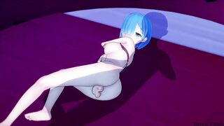 Valentine's Day Special. Re:Zero Rem gives a gift. 3d Hentai - 8 image
