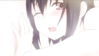 Uncensored Hentai / Fucked his girlfriend while she was taking a bath (overflow) - 4 image