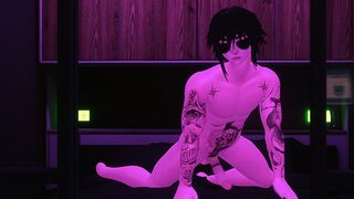 Kayden cums while masturbating solo in VR - 1 image