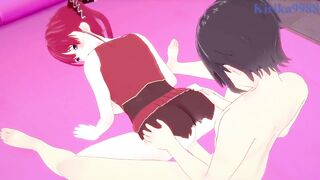 Houshou Marine and I have intense sex in a secret room. - Hololive VTuber Hentai - 10 image