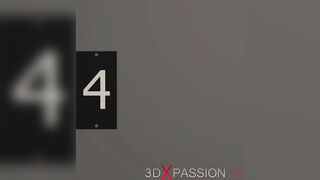 Super BDSM. Big black cock for sexy punk girl in cuffs in the prison - 2 image