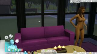 Sims 4: Fucking an Alien on Couch - 4 image