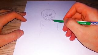 Cute Japanese girl peed on the floor - 6 image