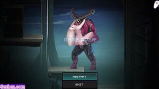 Dark Star: The aliens decide to fuck the tall blonde girl with perfect tits again in the second stage full of cumshots | Hentai Game | P2 - 7 image