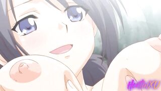 Hentai / stranded on a desert island with four horny beauties - 3 image