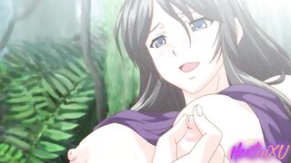 Hentai / stranded on a desert island with four horny beauties - 4 image