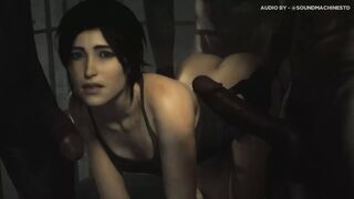 Lara Croft Prison Gangbang - 1 image