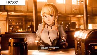 CUTE ELF GIRL FUCKED IN THE PUBLIC HOUSE - 3D HENTAI / ANIME - 2 image