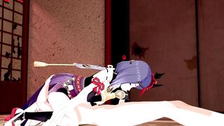 Kujou Sara Genshin Impact 3D Hentai Part 1/9 - 3 image