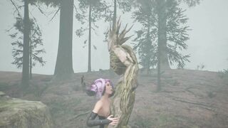 A sexy Witch gets Wood in the Forest - 3 image
