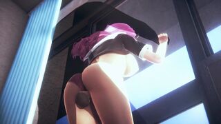 [KAGUYA] Chika Fujiwara wants to have sex after class (3D PORN 60 FPS) - 4 image