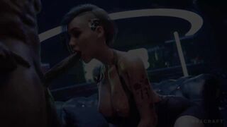 Judy Cyberpunk 2077 - Blowjob - (Uncensored) - 5 image