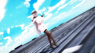 MMD R18 Azur Lane Enterprise Race Queen Dance and sex 3D hentai - 2 image