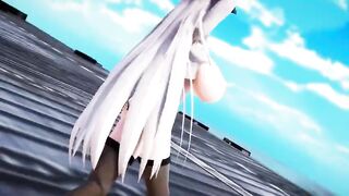 MMD R18 Azur Lane Enterprise Race Queen Dance and sex 3D hentai - 6 image