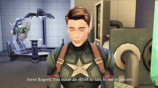 Agent Carter Examines Captain America's Dick - 3d Hentai - 2 image