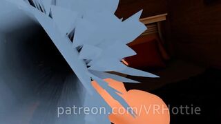 Glasses Slow Grinding On You Cat Girl Black Blue Eyes Hair Tattoo Bedroom Thick Thighs POV Lap Dance - 7 image