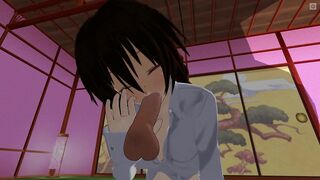 3D HENTAI Cummed on redhead girlfriend all over face - 9 image