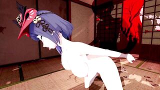 Kujou Sara Genshin Impact 3D Hentai Part 8/9 - 7 image