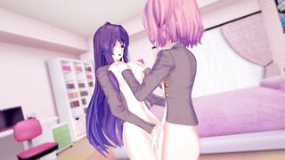 DDLC - Yuri and Natsuki lesbian play - 9 image