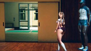 Schoolgirl Fucked In The Shower By Gym Teacher (3D) - 2 image
