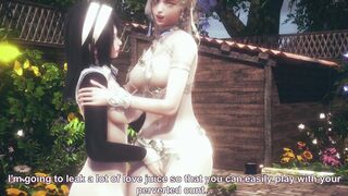 Threesome queen and nun - Hentai - (Uncensored) - 9 image