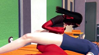 Succubus Meru best titsfuck in classroom hentai - 8 image