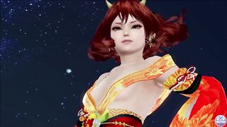 Dead or Alive Xtreme Venus Vacation Kanna Brocade of Dawn New Years Mod Fanservice Appreciation - 4 image