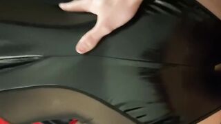 "Do you like it big bitch?!" 18 year old French slut moves her big ass on my dirty talk cock - 4 image