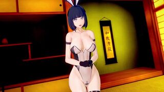 NARUTO: BUNNY BABE HINATA AT YOUR SERVICE 