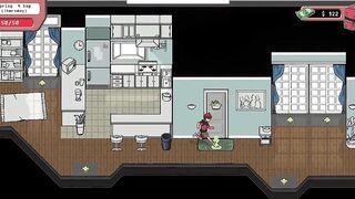 Spooky Milk Life - Hentai game - gameplay part 2 - blowjob from shopkeeper - 7 image