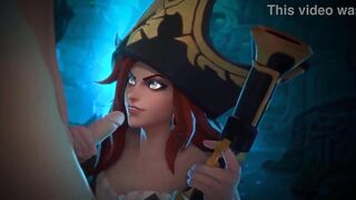 3D Hentai Compilation Lux Anal Fucked Miss Fortune Blowjob Missionary League of Legend Uncensored Animation - 6 image