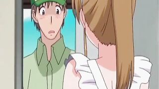 Hot Maid In A Naked Apron Pleases Master - 8 image