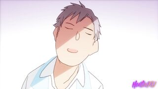 Uncensored Hentai / Fucked a titty student and filled her pussy with creampie - 3 image