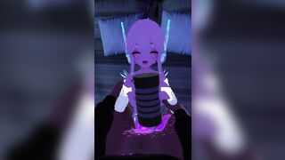 Cute Tsundere Android Bunny girlfriend become your supportive wet cum toy - 3 image