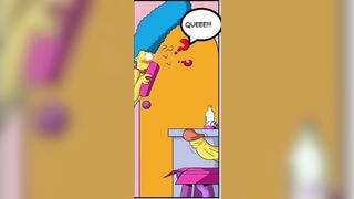 The Simpsons - Marge Fucked on valentines Comic Porn Parody - 4 image