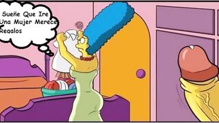 The Simpsons - Marge Fucked on valentines Comic Porn Parody - 5 image