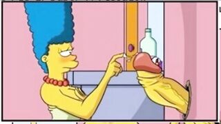 The Simpsons - Marge Fucked on valentines Comic Porn Parody - 6 image