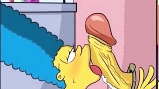 The Simpsons - Marge Fucked on valentines Comic Porn Parody - 7 image