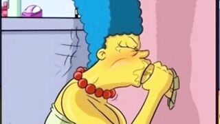 The Simpsons - Marge Fucked on valentines Comic Porn Parody - 8 image
