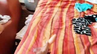 She loves to pose showing her ass and pussy for the camera - 2 image