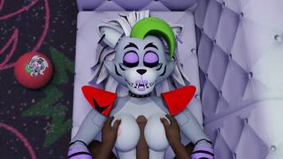 No Clothes Black guy tits fuck Roxanne Wolf Five Nights at Freddy's Security Breach breast job cum - 3 image