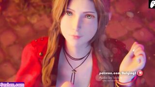 (4K) Tifa and Aerith enjoy fucking horny dick hard because they want cum |3D Hentai Animations |P104 - 6 image
