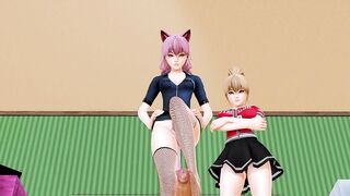 A Night with two Cats: 3D Hentai - 5 image