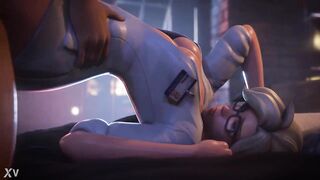 3D Compilation: Mercy Missionary Fuck Overwatch Uncensored Hentai - 7 image