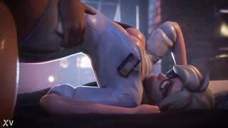 3D Compilation: Mercy Missionary Fuck Overwatch Uncensored Hentai - 9 image