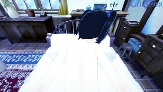 Tokishikko Dana and I have intense sex in the bedroom. - Immoral Guild POV Hentai - 10 image