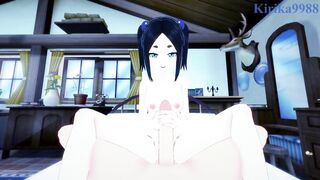 Tokishikko Dana and I have intense sex in the bedroom. - Immoral Guild POV Hentai - 2 image