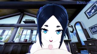 Tokishikko Dana and I have intense sex in the bedroom. - Immoral Guild POV Hentai - 3 image