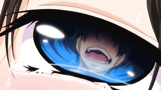 Hentai / hole in the wall, slut in skirt lets her housemate fuck her wet pussy - 4 image