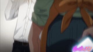 Hentai / Thick secretary in stockings likes to have fun with her perverted boss - 8 image